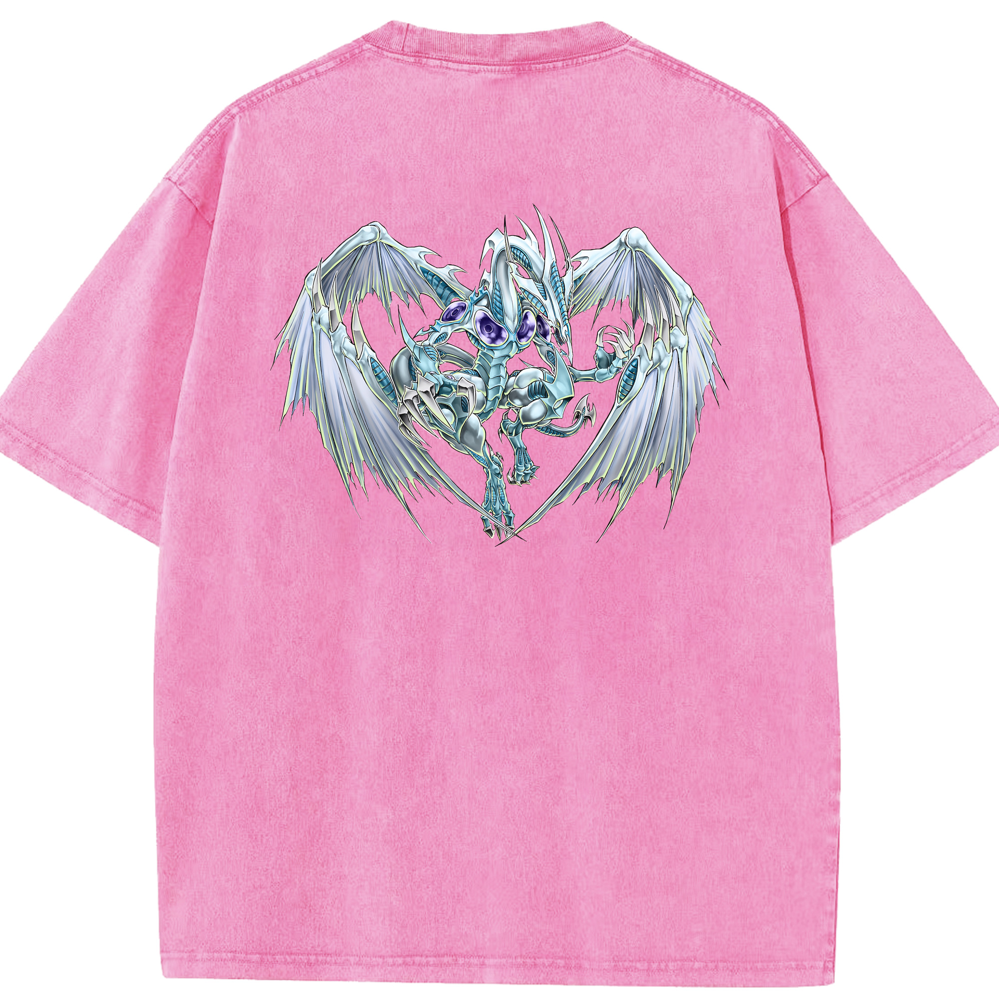 （画像用） 遊☆戯☆王 Yu-Gi-Oh! 綿100% ヴィンテージ風 半袖Tシャツ（背面プリント）